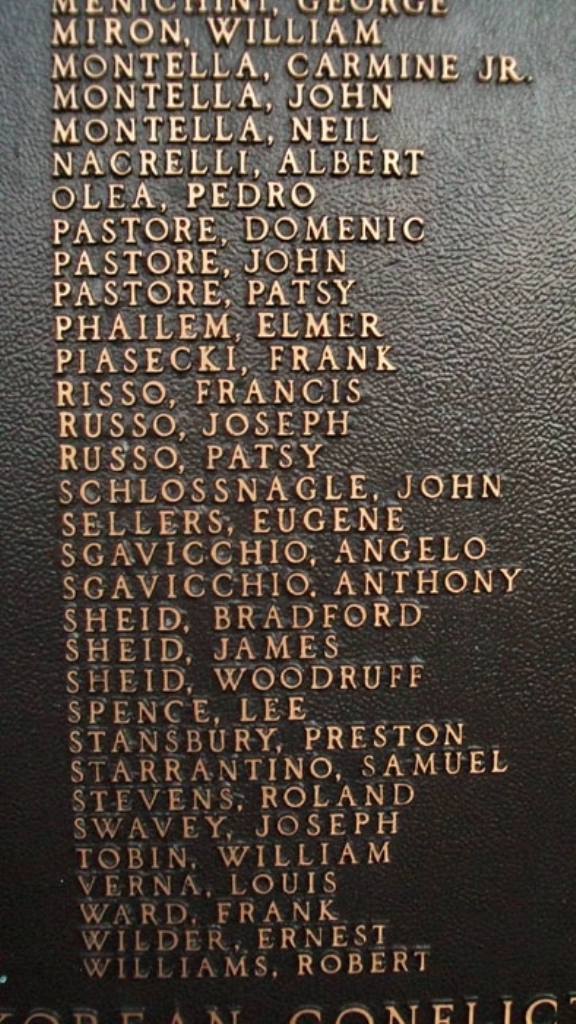 MARCUS HOOK FIRST WARD VETERANS MEMORIAL PLAQUE E