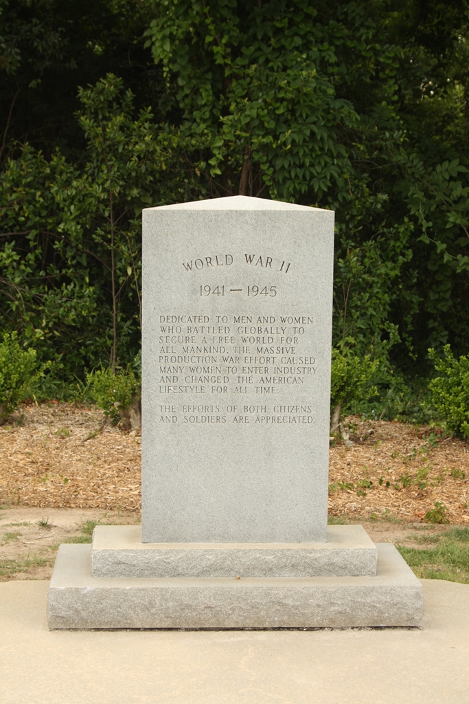 NORTH AUGUSTA WORLD WAR II MEMORIAL
