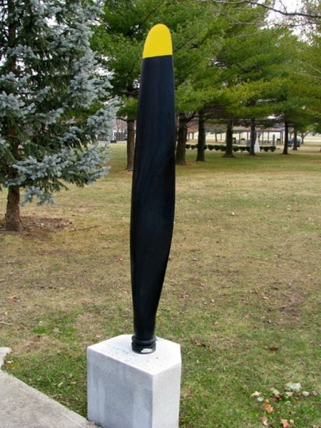P-40 WARHAWK PROPELLOR BLADE WAR MEMORIAL