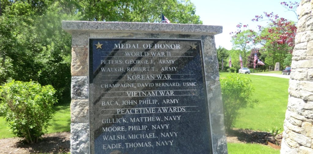 RHODE ISLAND MEDAL OF HONOR MEMORIAL PLAQUE C