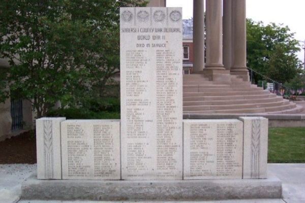 SOMERSET COUNTY WORLD WAR II MEMORIAL