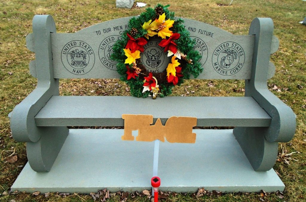 TUNKHANNOCK ARMED FORCES MEMORIAL BENCH