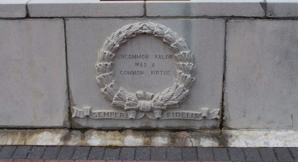 UNCOMMON VALOR WAR MEMORIAL STONE A