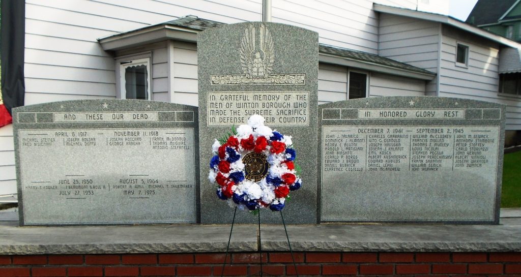 WINTON BOROUGH SUPREME SACRIFICE WAR MEMORIAL