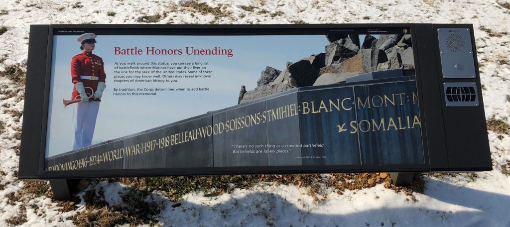 BATTLE HONORS UNENDING WAR MEMORIAL PANEL