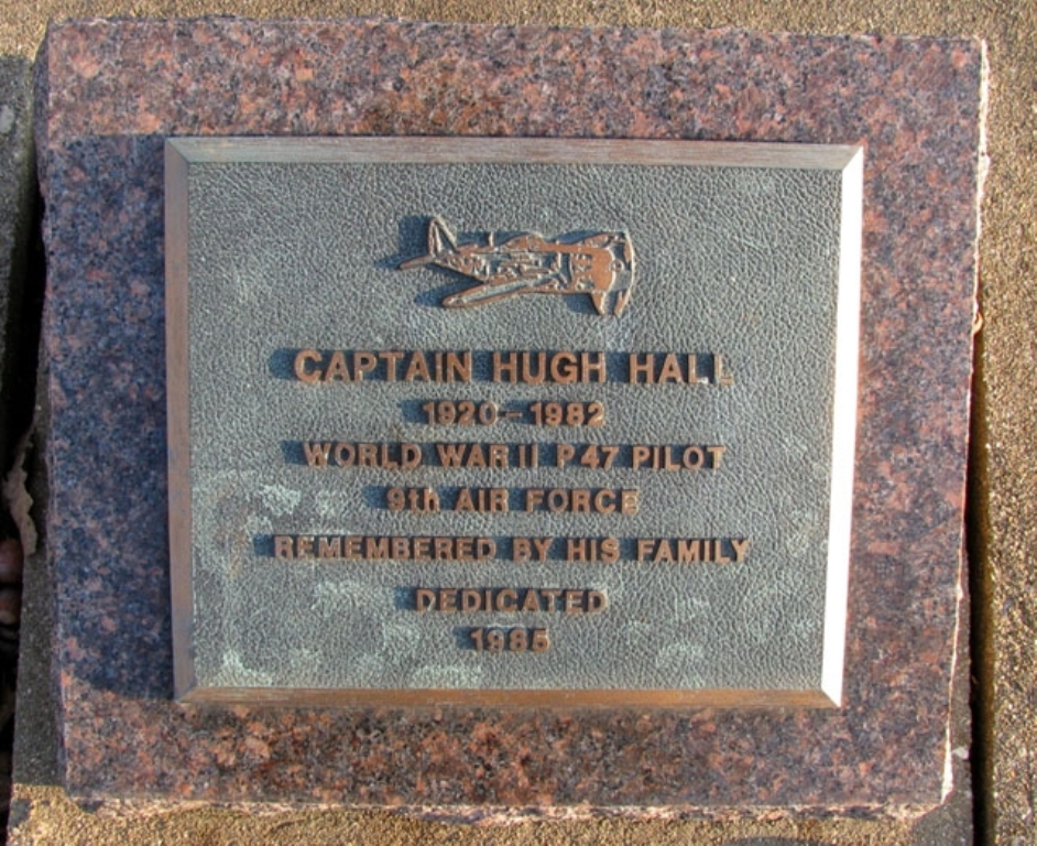 CAPTAIN HUGH HALL WAR MEMORIAL PLAQUE