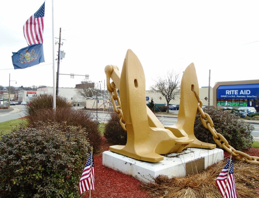 CAPTAIN JOHNSTON BLAKELY WAR MEMORIAL ANCHOR