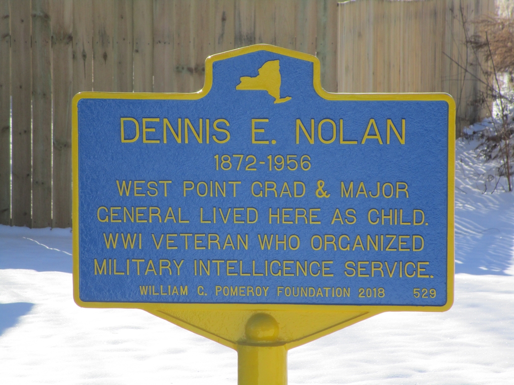 DENNIS E. NOLAN WAR MEMORIAL MARKER