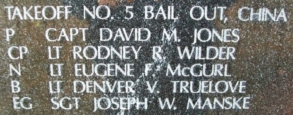 DOOLITTLE TOKYO RAIDERS WAR MEMORIAL STONE H