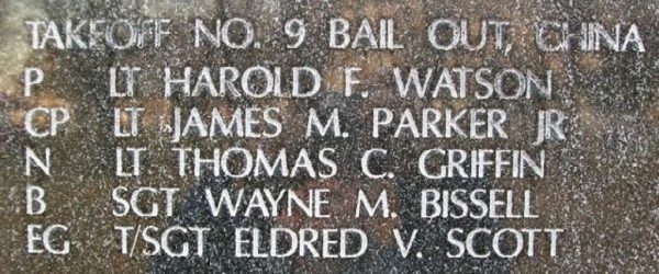 DOOLITTLE TOKYO RAIDERS WAR MEMORIAL STONE L