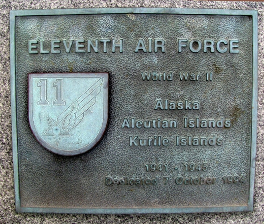 ELEVENTH AIR FORCE WAR MEMORIAL PLAQUE