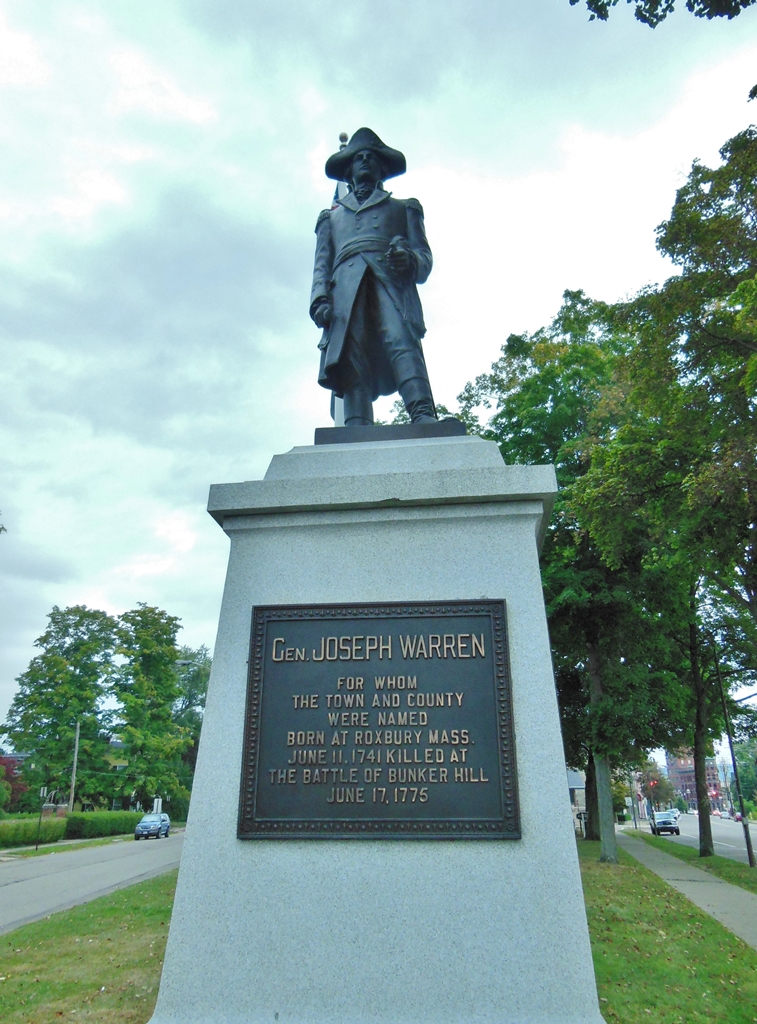 GEN. JOSEPH WARREN REVOLUTIONARY WAR MEMORIAL