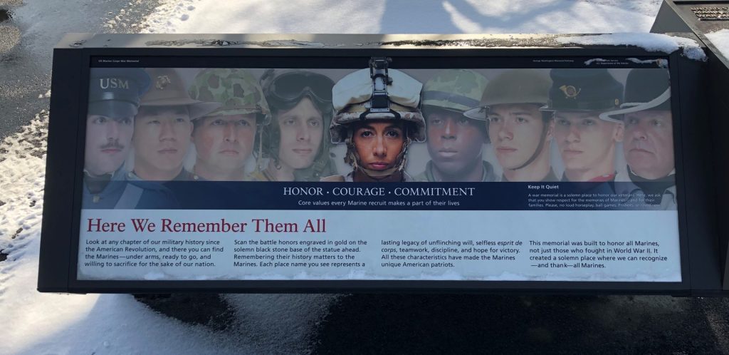 HERE WE REMEMBER THEM ALL, WAR MEMORIAL PANEL