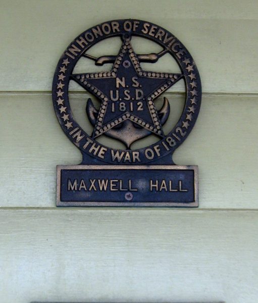 IN HONOR OF SERVICE IN THE WAR OF 1812 MEMORIAL MEDALLION