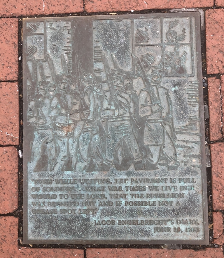 JACOB ENGELBRECHT’S DIARY MEMORIAL PLAQUE