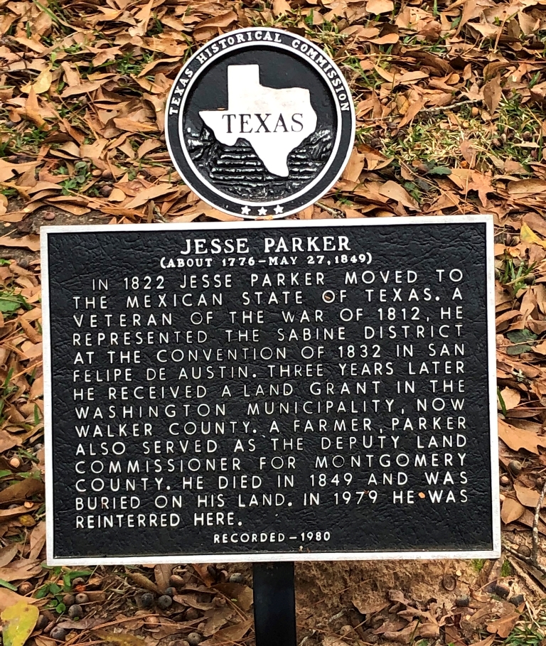 JESSE PARKER WAR MEMORIAL MARKER