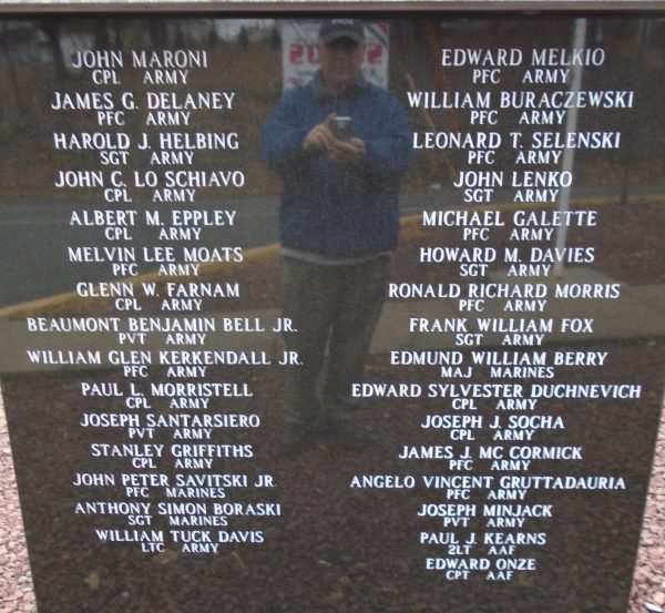 LACKAWANNA COUNTY KOREAN WAR MEMORIAL PLAQUE B