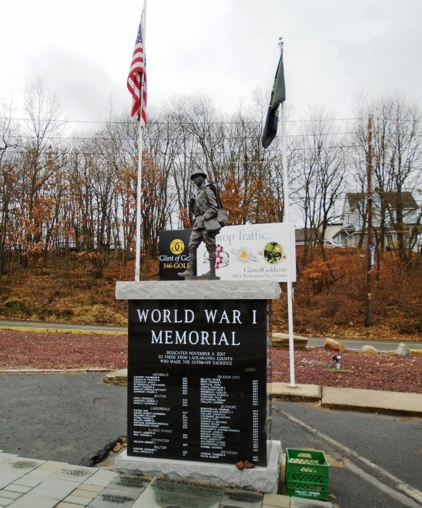 LACKAWANNA COUNTY WORLD WAR I MEMORIAL