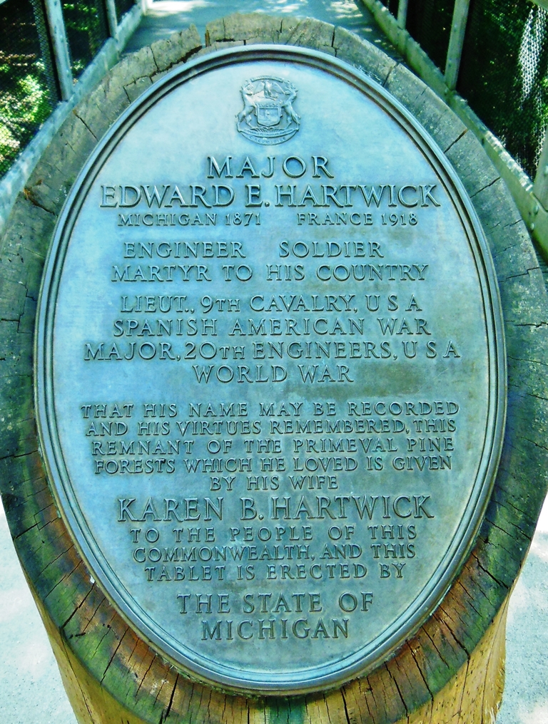 MAJOR EDWARD E. HARTWICK WAR MEMORIAL