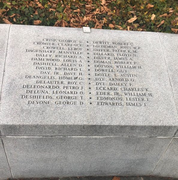 MARYLAND KOREAN WAR MEMORIAL STONE E