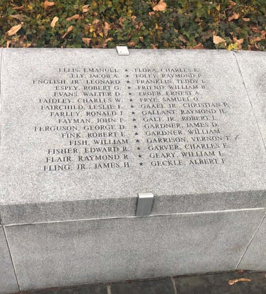 MARYLAND KOREAN WAR MEMORIAL STONE F