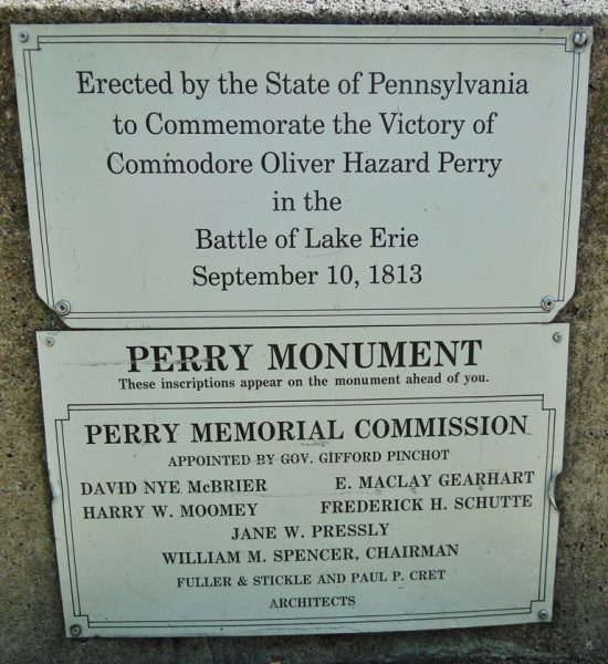PERRY MONUMENT PLAQUES