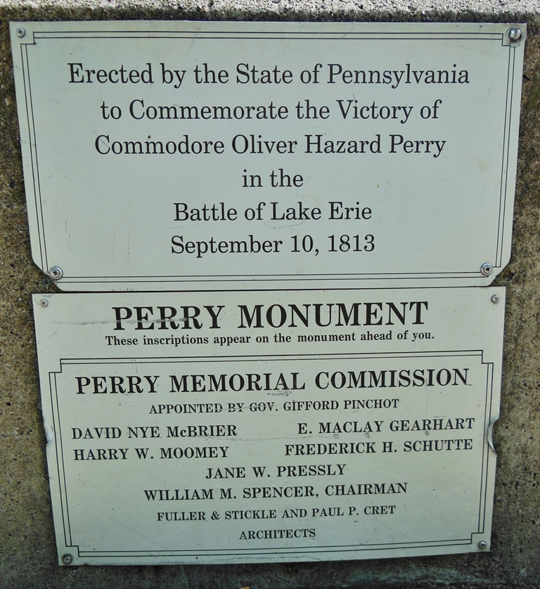 PERRY MONUMENT PLAQUES