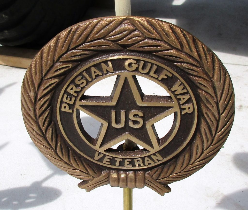 PERSIAN GULF WAR VETERANS MEMORIAL MEDALLION