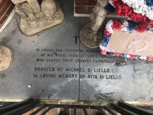 ST. LEO’S PARISH VETERANS MEMORIAL DEDICATION STONE