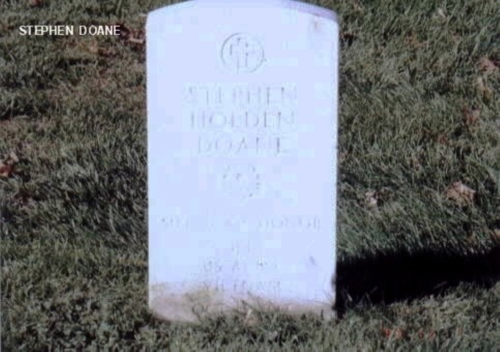 STEPHEN HOLDEN DOANE MEDAL OF HONOR MEMORIAL GRAVE STONE