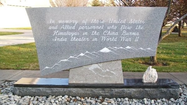 THE CHINS BURMA INDIA HUMP PILOTS ASSOCIATION WAR MEMORIAL FRONT