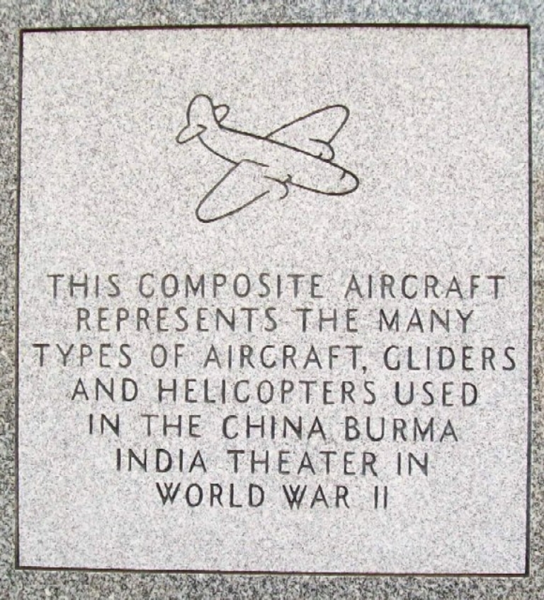 THE CHINA BURMA INDIA HUMP PILOTS ASSOCIATION WAR MEMORIAL STONE A