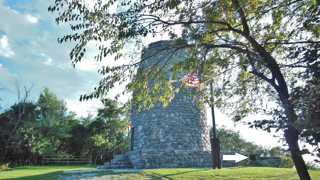 THE FIRST COMPLETED MONUMENT DEDICATED TO THE MEMORY OF GEORGE WASHINGTON