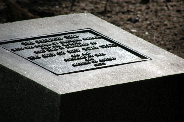 THE FREEDOM TREE NEW YORK STATE MEMORIAL PLAQUE