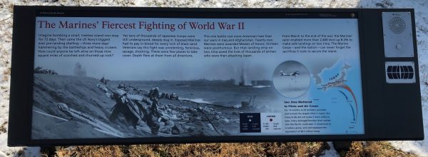 THE MARINES’ FIERCEST FIGHTING OF WORLD WAR II MEMORIAL PANEL