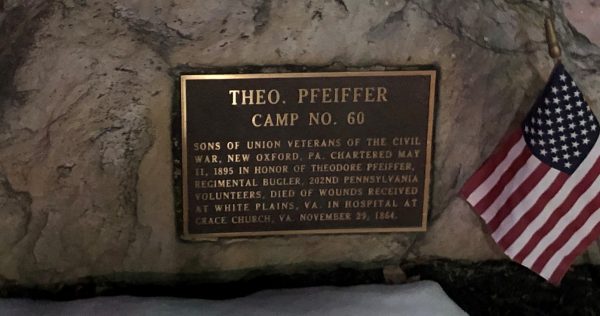 THEO. PFEIFFER WAR MEMORIAL PLAQUE