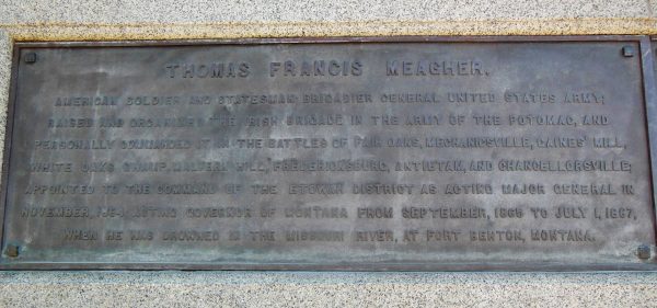 THOMAS FRANCIS MEAGHER WAR MEMORIAL PLAQUE B