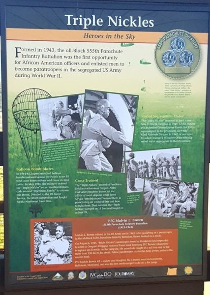 TRIPLE NICKLES WAR MEMORIAL MARKER