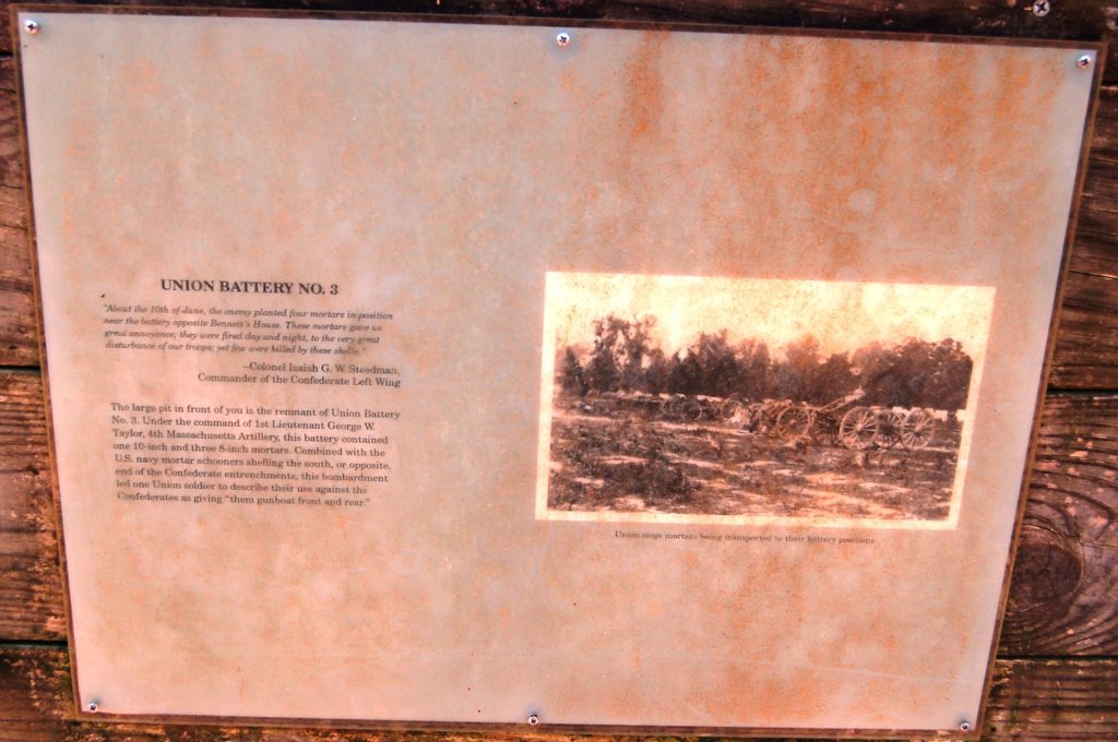 UNION BATTERY NO. 3 WAR MEMORIAL PLAQUE