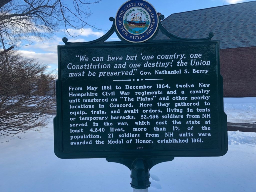 “WE CAN HAVE BUT ONE COUNTRY” WAR MEMORIAL MARKER