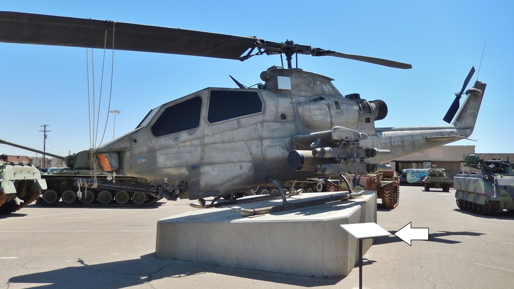 AH-1F COBRA ATTACK HELICOPTER MEMORIAL