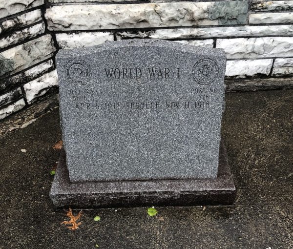 BEECH GROVE WAR MEMORIAL STONE B