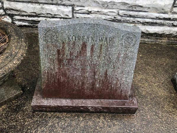 BEECH GROVE WAR MEMORIAL STONE D