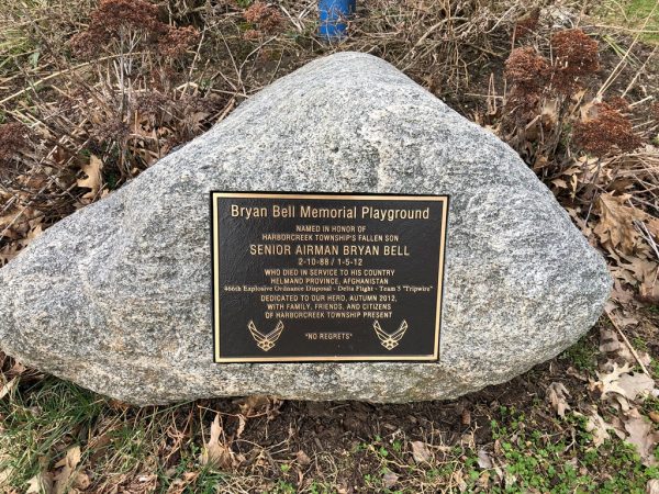 BRYAN BELL MEMORIAL PLAYGROUND PLAQUE