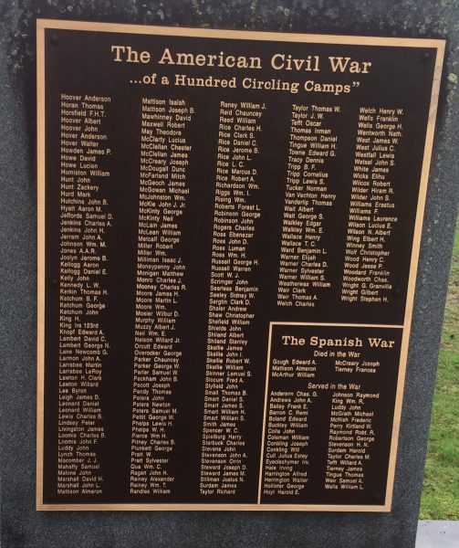 CAMBRIDGE WAR VETERANS MEMORIAL PLAQUE A