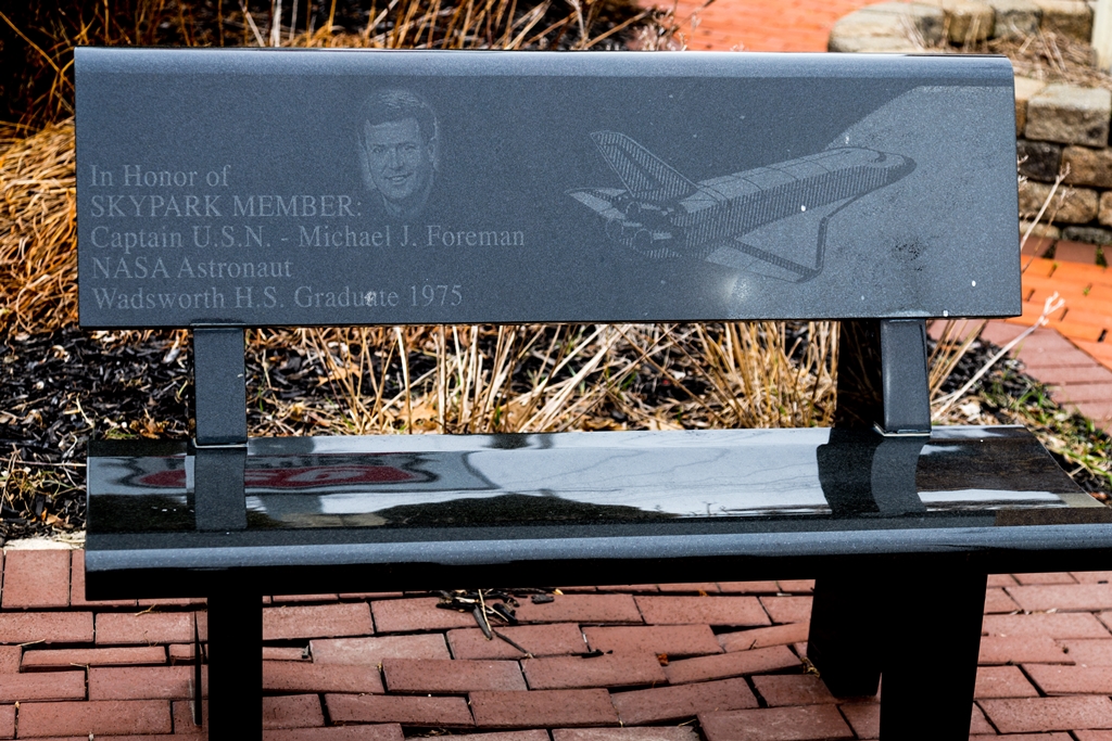 CAPTAIN U.S.N.-MICHAEL J. FOREMAN MEMORIAL BENCH