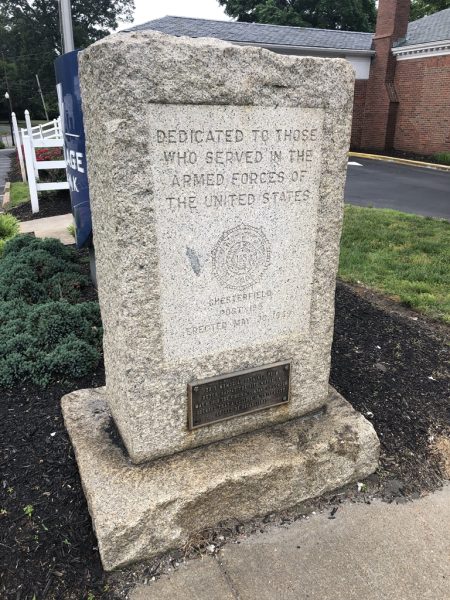 CHESTER ARMED FORCES MEMORIAL