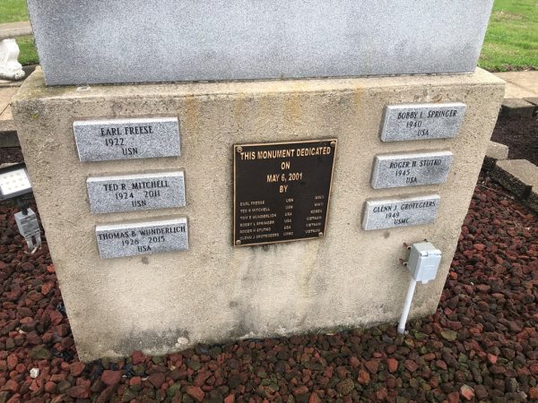 CITY OF WEST ALTON ARMED FORCES MEMORIAL BACK