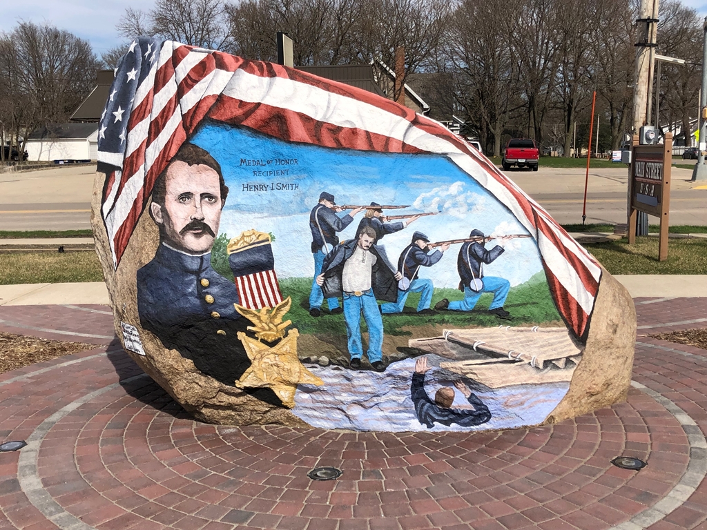 CLEAR LAKE FREEDOM ROCK VETERANS MEMORIAL SIDE B