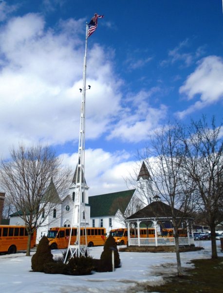 CLIMAX COMPANY CIVIL WAR  MEMORIAL FLAGPOLE